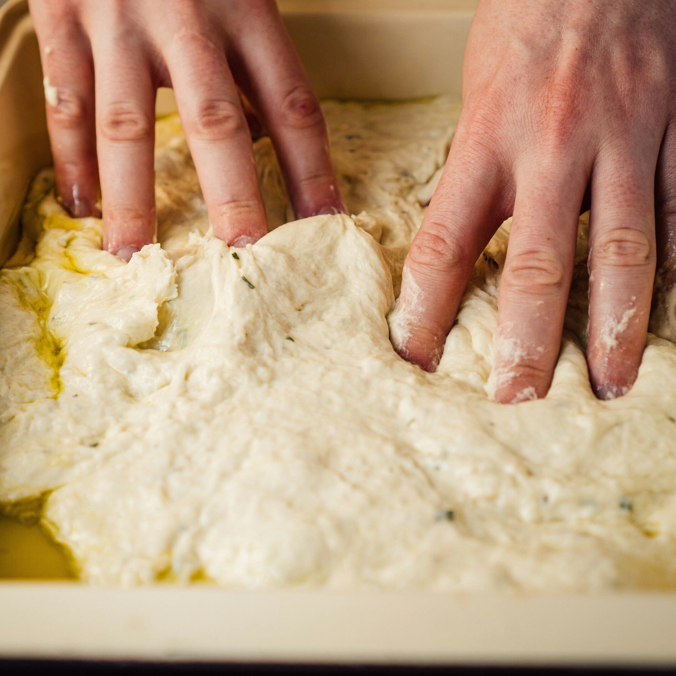 Kimchi and Scallion Focaccia